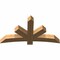Ekena Millwork Alberta Smooth Timber Gable Bracket, Western Red Cedar, 60"W x 32"H x 5 1/2"D x 5 1/2"F, 13/12 Pitch GBW060X32X0606ALB00SWR - alternate 3